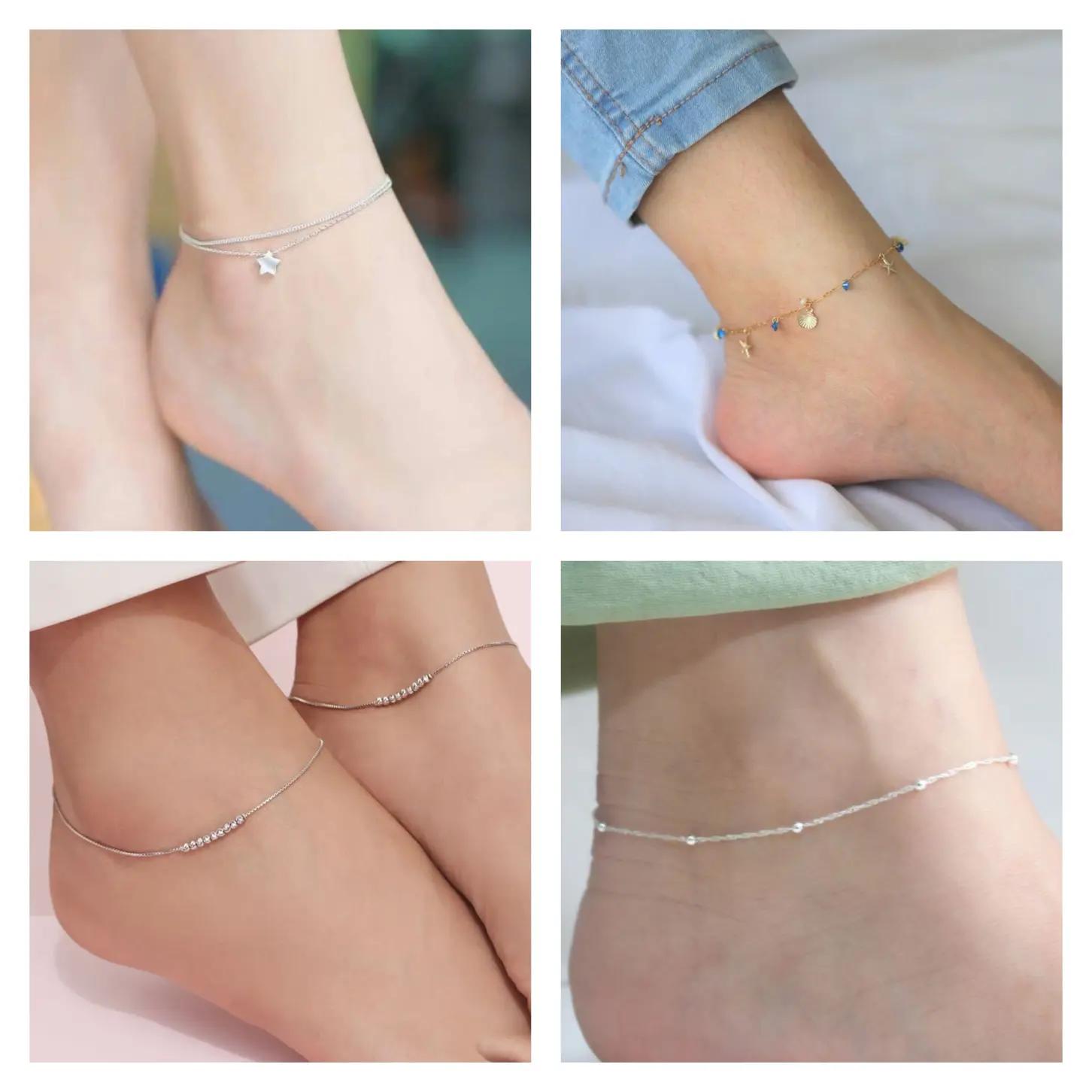 Aesthetic Anklets & Ankle Jewelry: Minimalist & Layered Style Guide - Image Idea