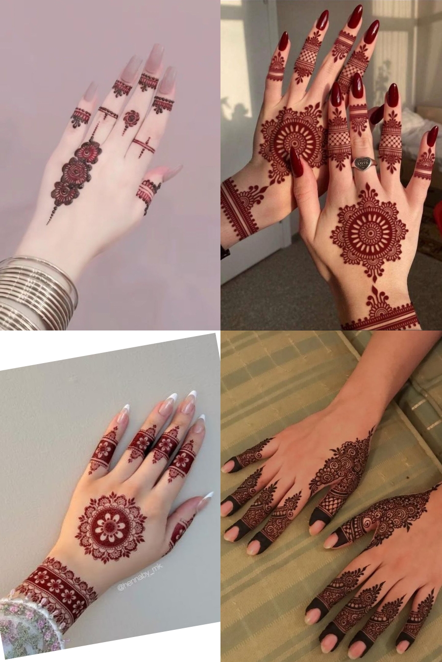 Easy Mehndi Designs for Girls | Trendy Front & Back Hand Henna Inspo